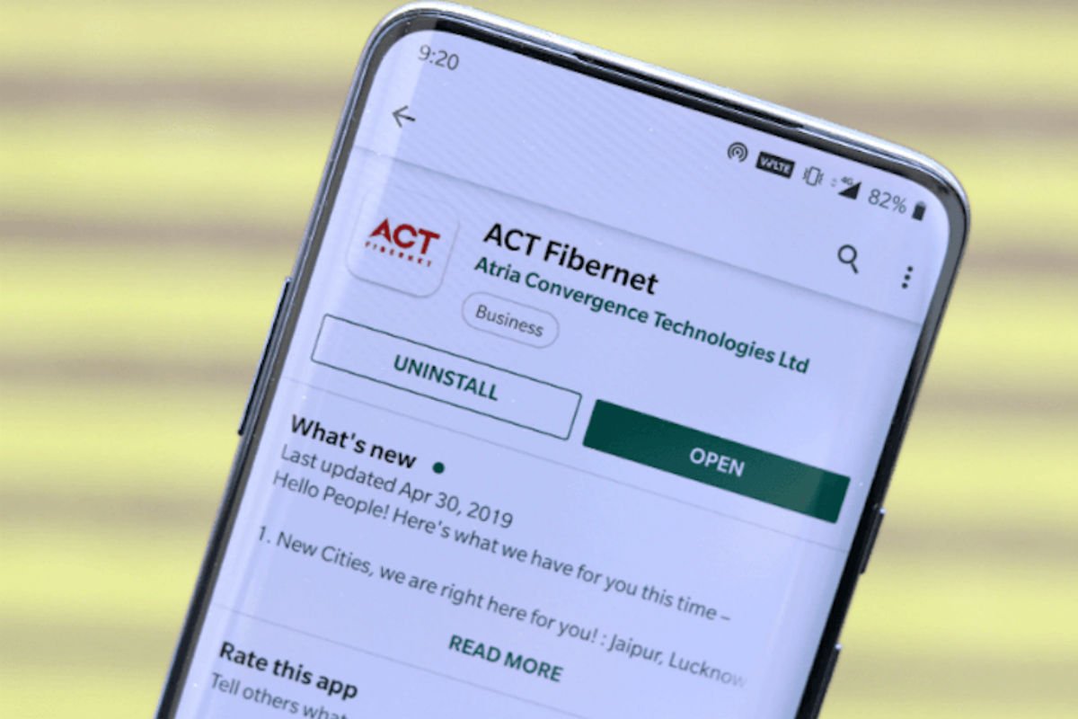 ACT Fibernet 125 Mbps Broadband Plan Comes at an Effective Price of Rs 896 per Month - 97