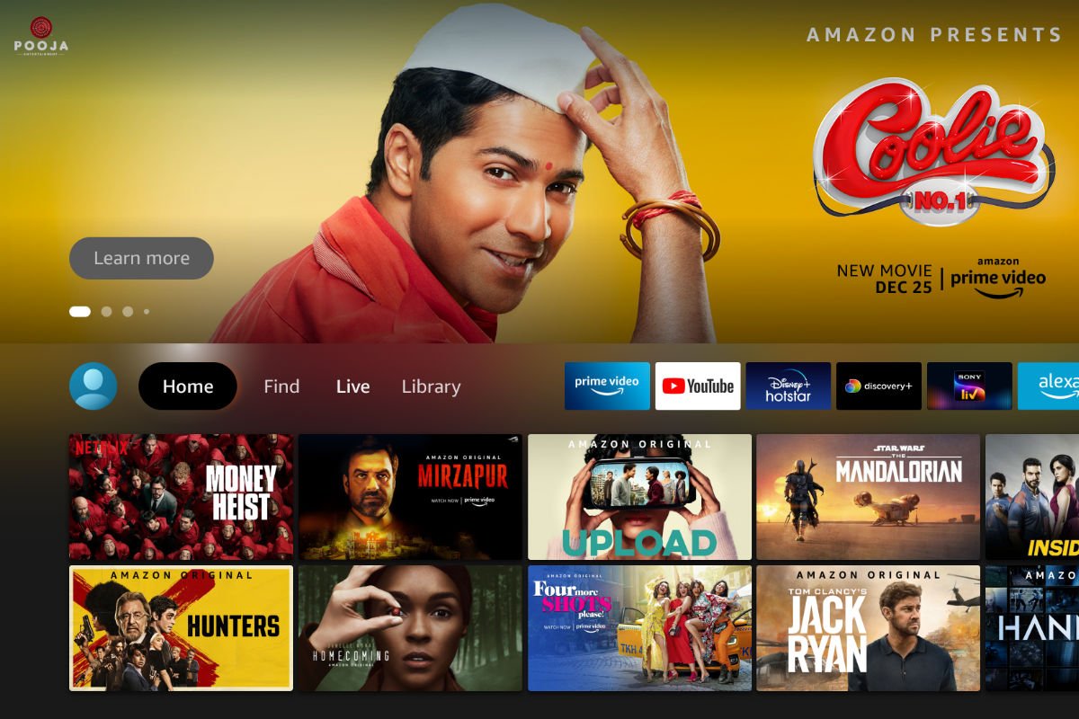 Amazon Prime Video Interface