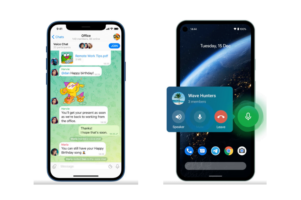 Телеграмм голосовой чат с телефона фото 63
