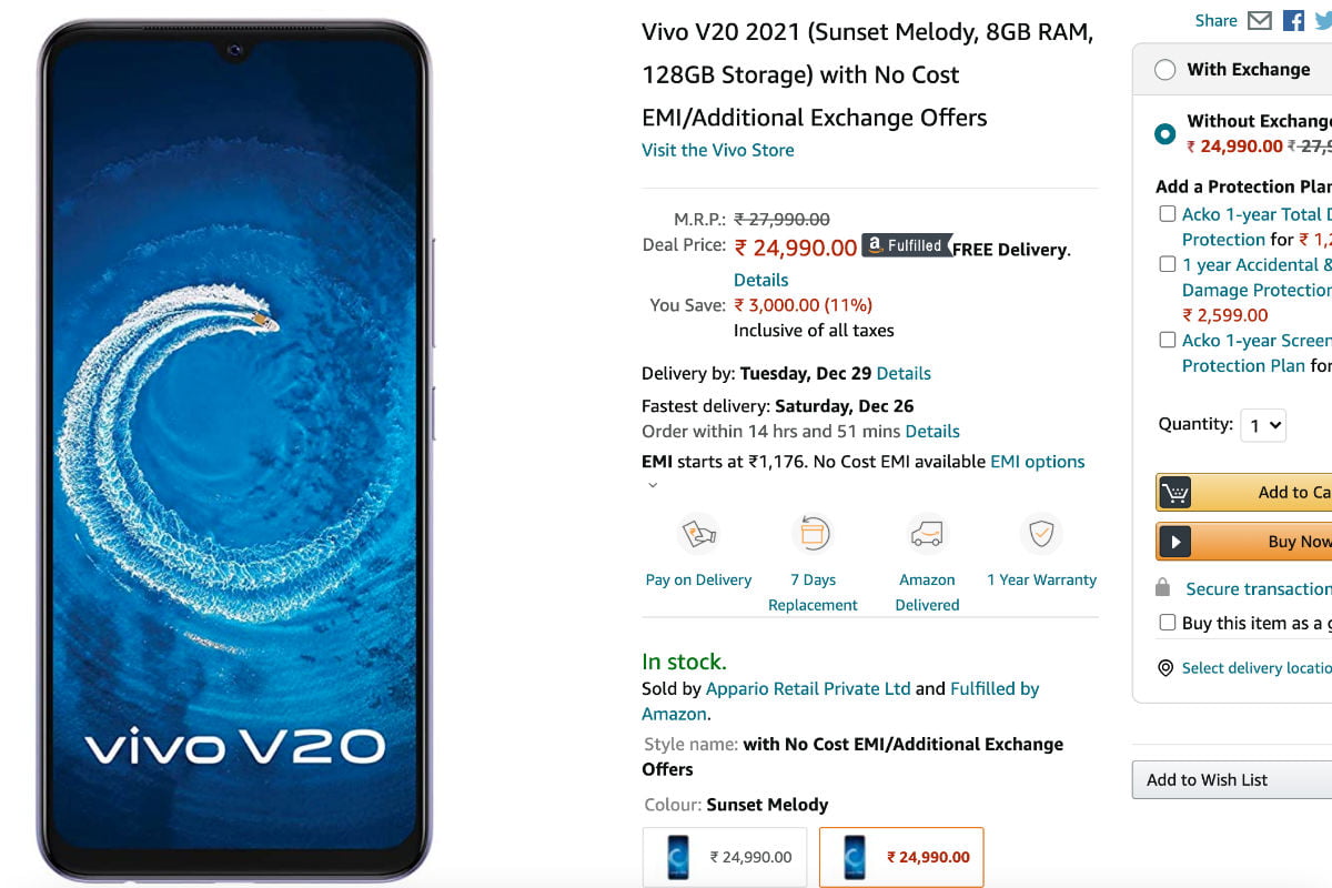 vivo v20 730g