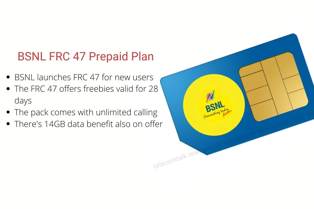 BSNL Intros FRC 47 for Prepaid Users With 28 Days Validity - 91