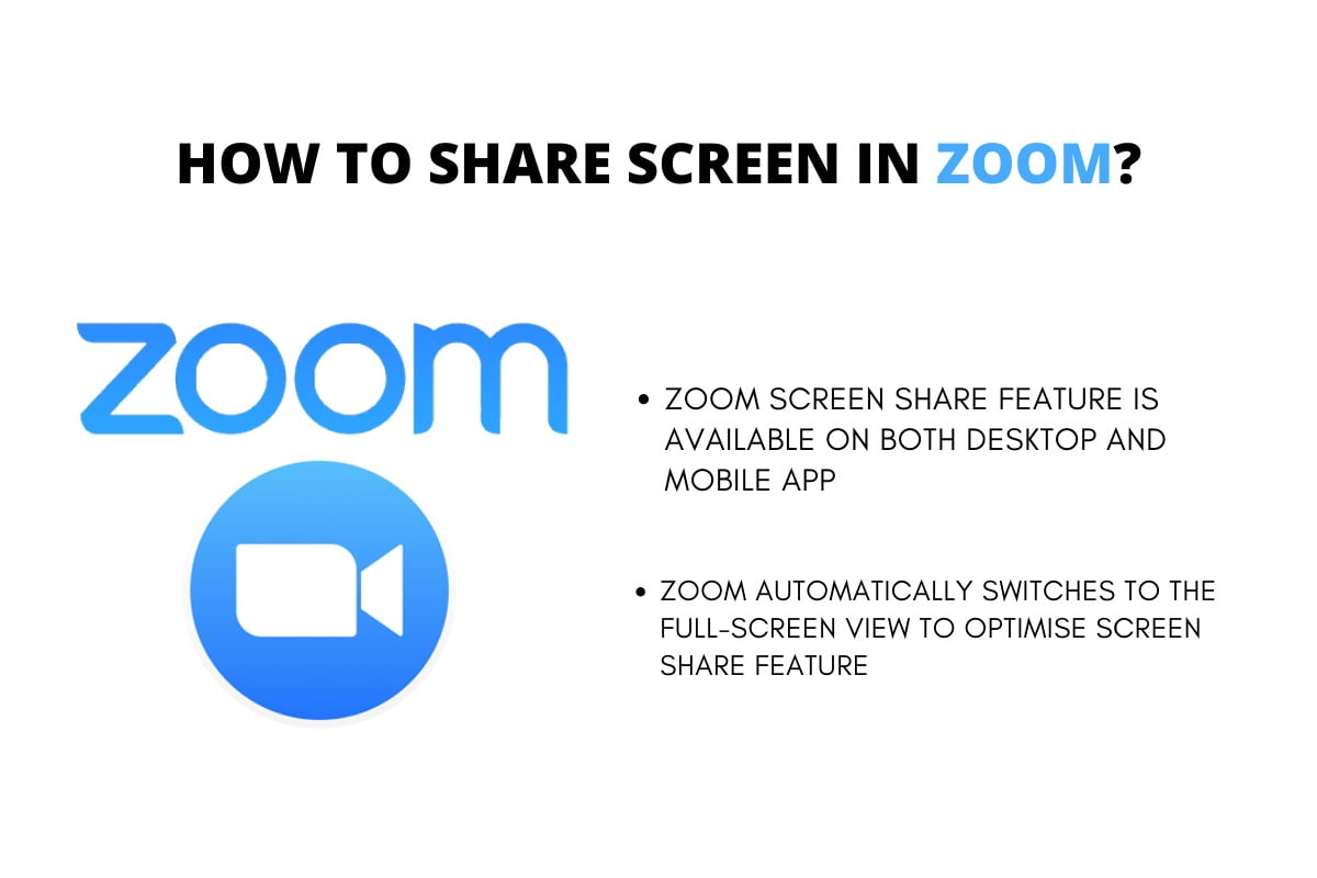 how to share screen on zoom