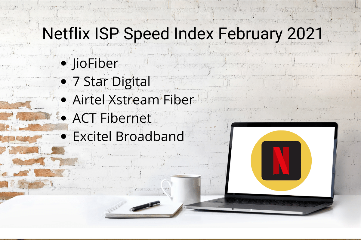 JioFiber Tops Netflix ISP Speed Index in February - 86