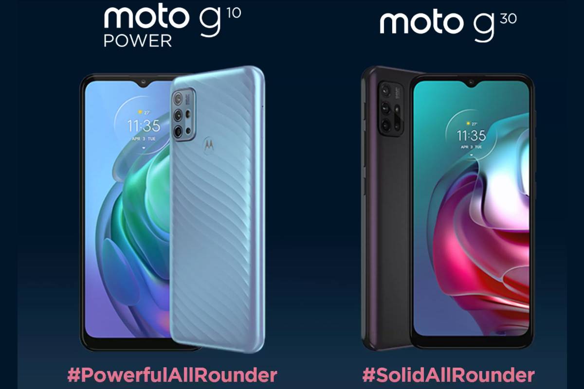 Motorola G10 Power and Moto G30 Flipkart Teasers
