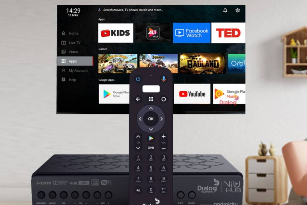 ViU Hub 2.0 by Dialog TV Offers Complete Android TV Experience