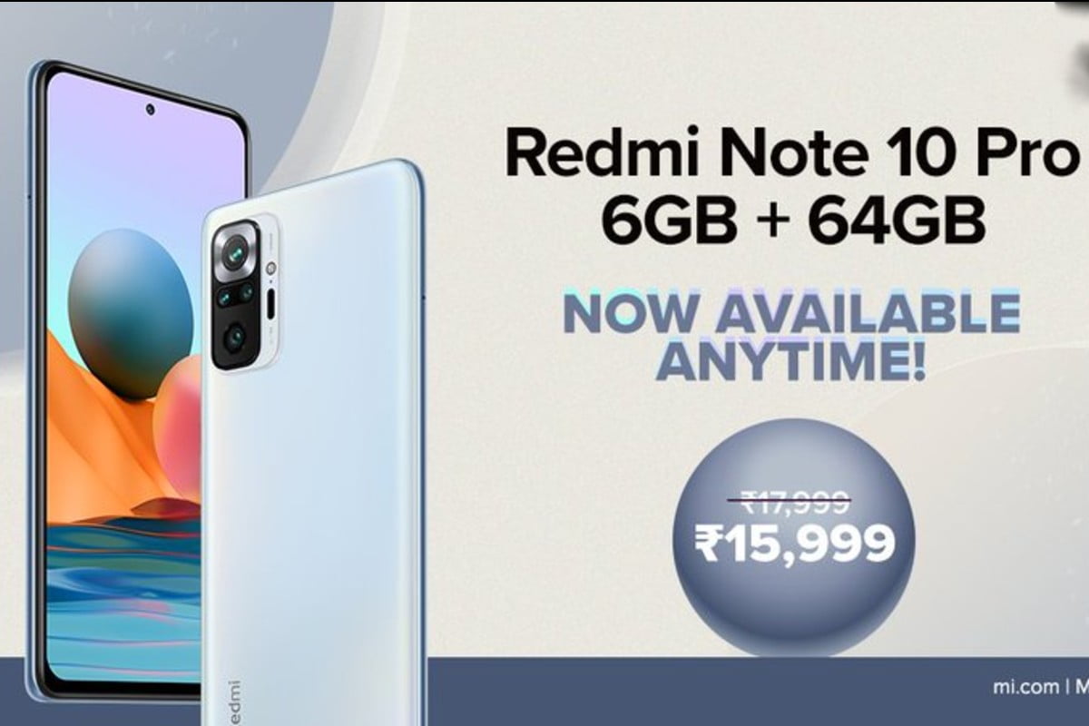 Redmi Note 10 Pro Goes on Open Sale With Price Cut - 90