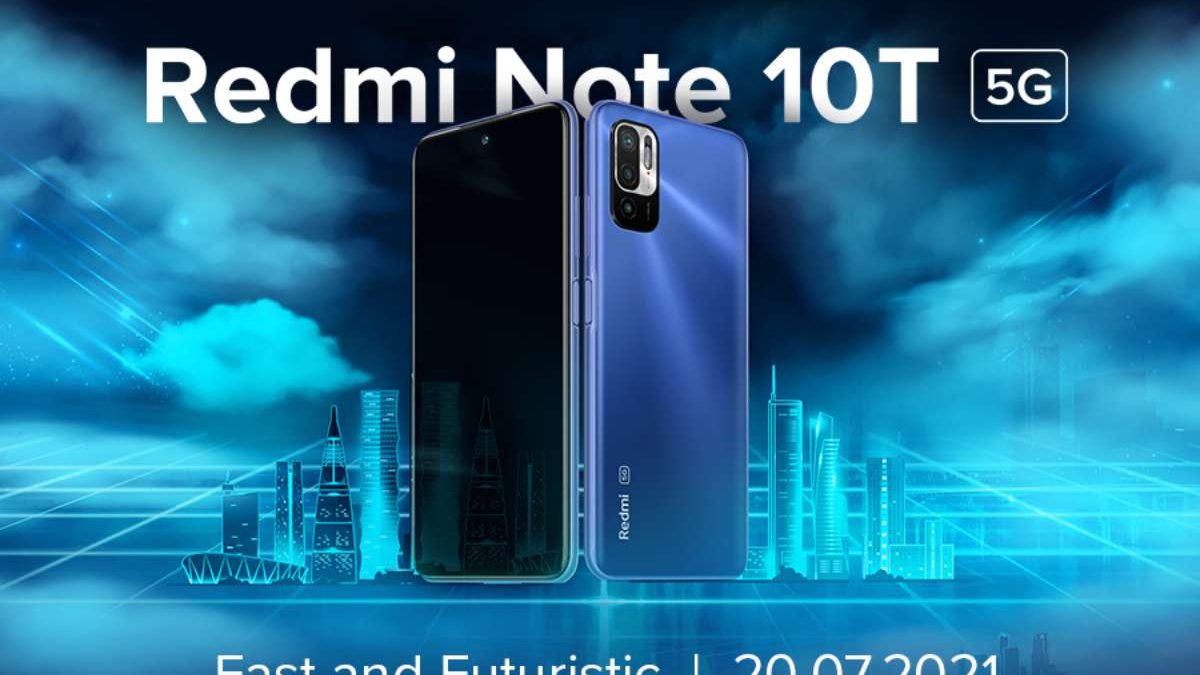 redmi note 10t launch date