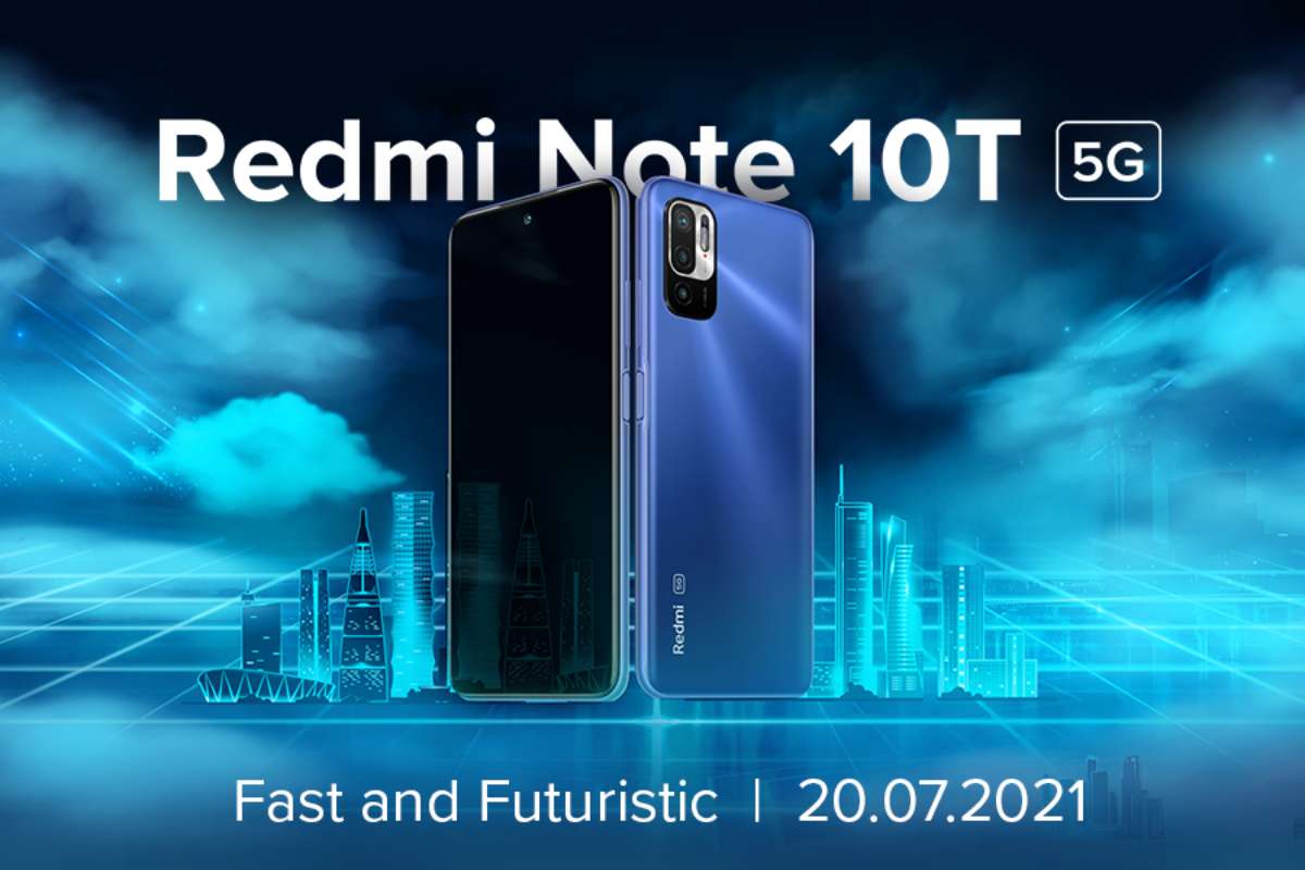 Redmi Note 10T 5G Will Launch in India on July 20