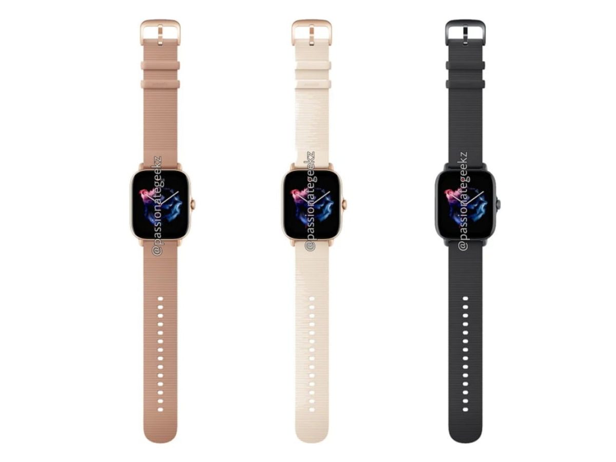 Amazfit GTR 4 and GTS 4 leaked renders give us a first look at the