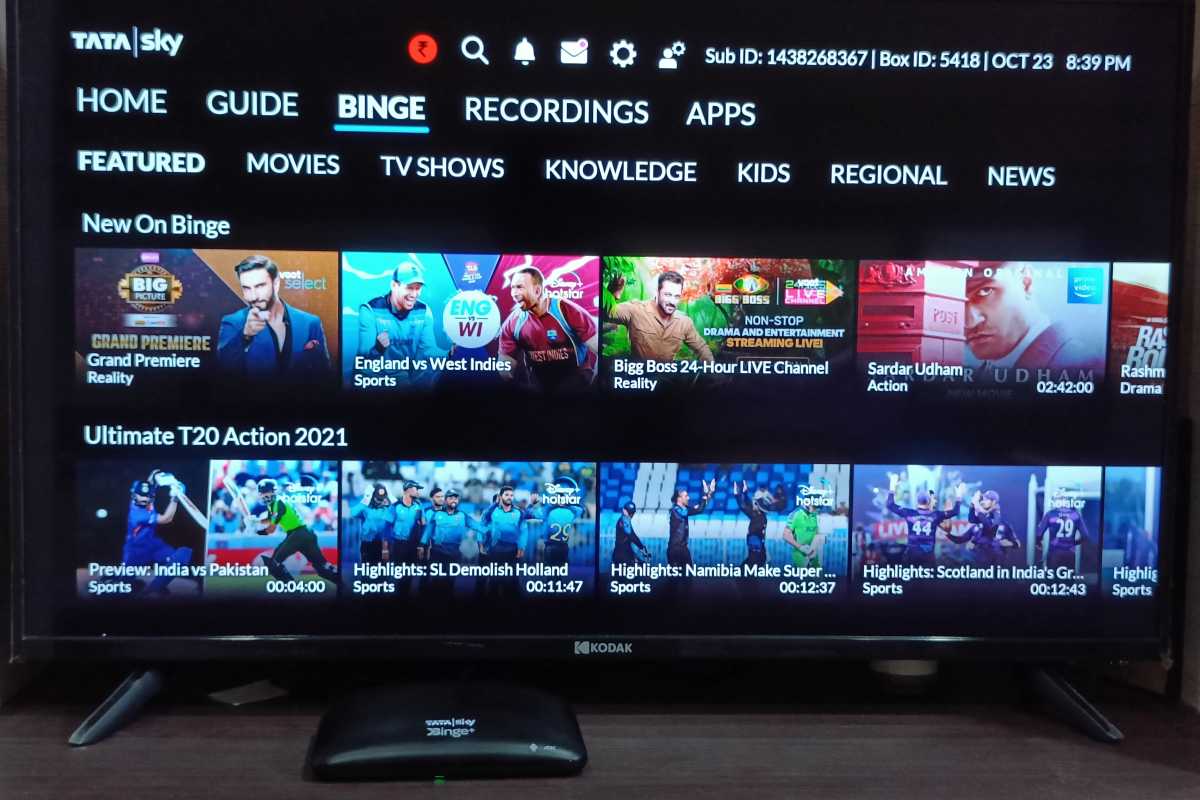  Tata Sky Binge  Set Top Box Review  Perfect for OTT Lovers - 56