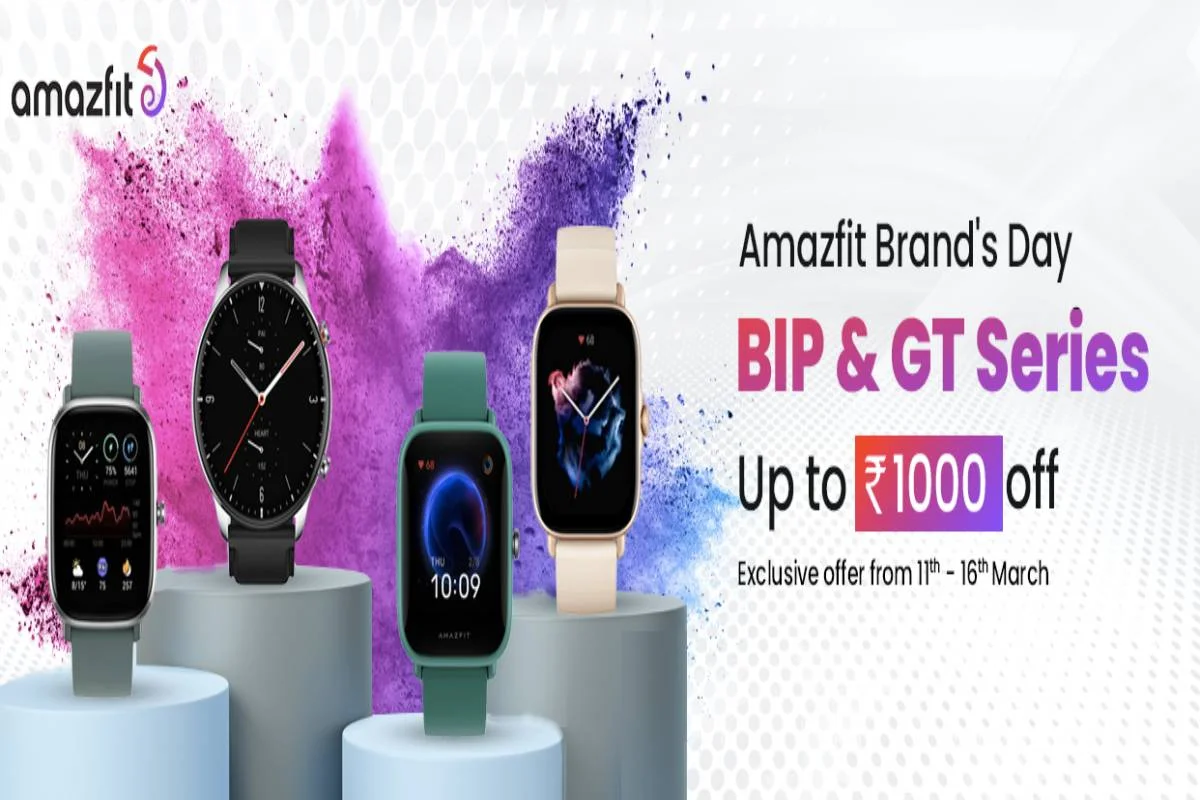 Amazfit Reduces Price of Smartwatches in India Ahead of Holi