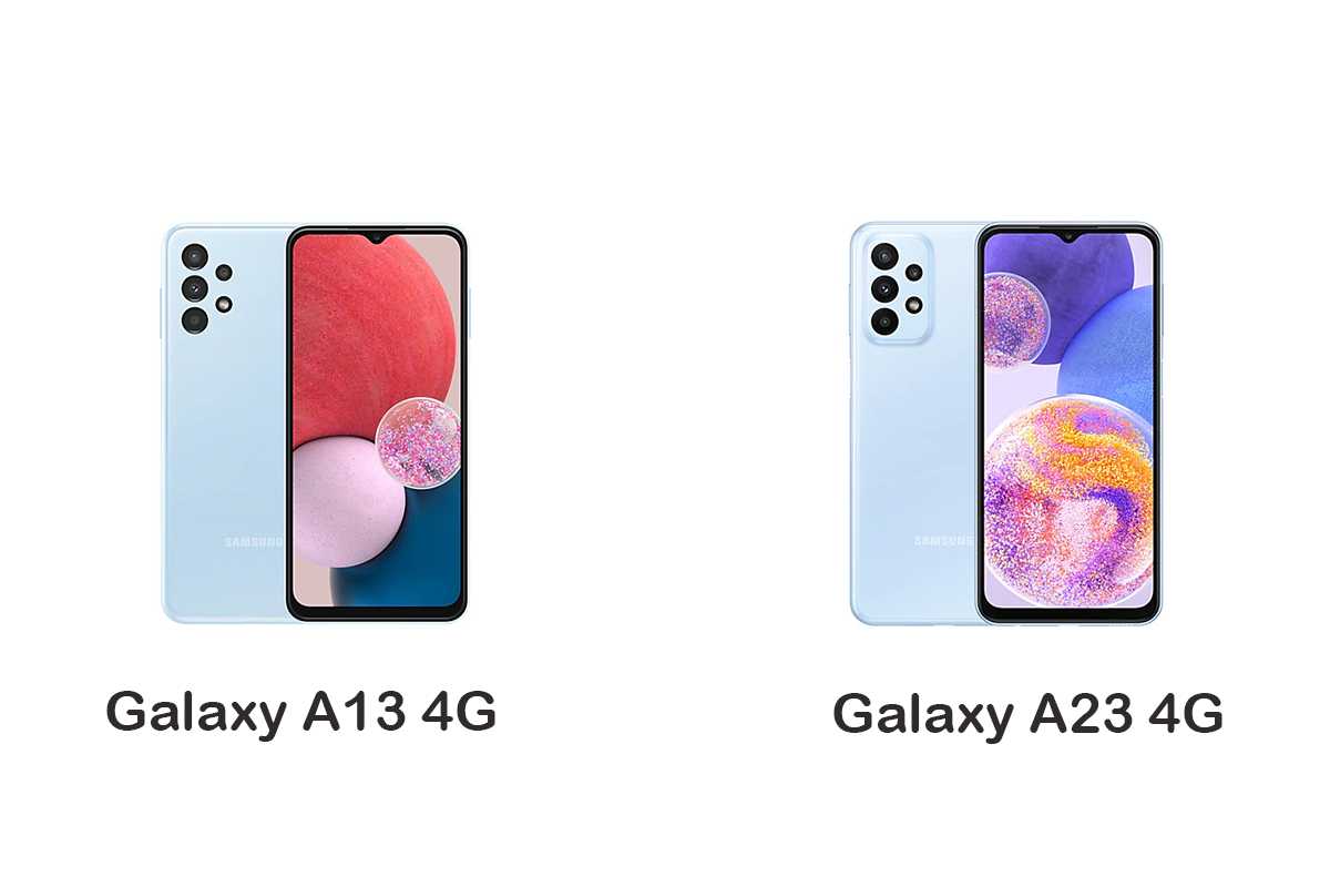 Samsung Galaxy A13 4G and Galaxy A23 4G 
