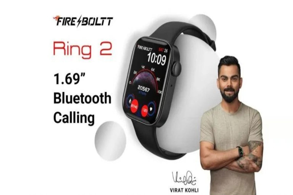 Fire-Boltt Ring 2 Smartwatch Launched in India with 7-Day Battery Life, Bluetooth Calling and More