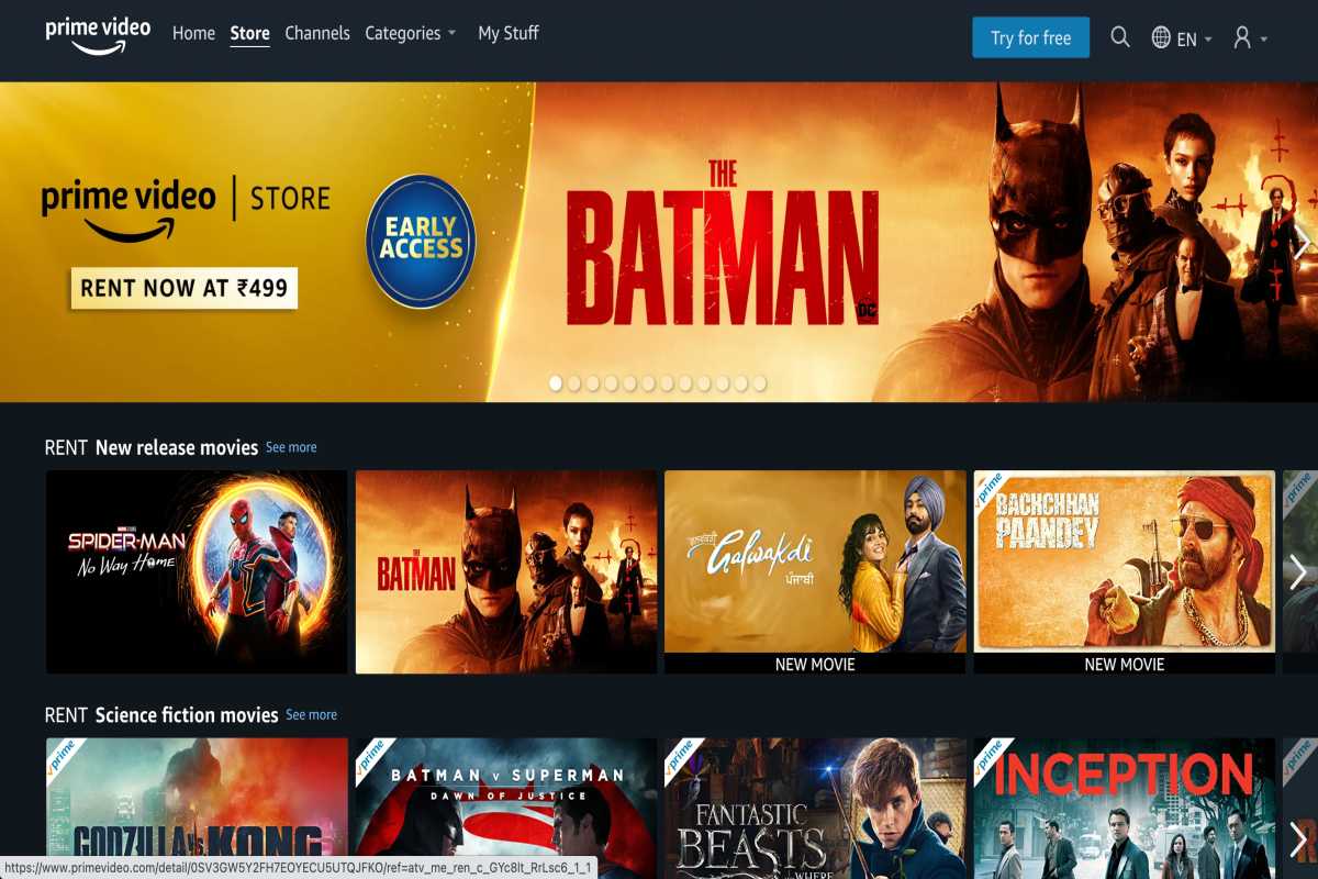 Amazon Prime Video Store Arrives In India