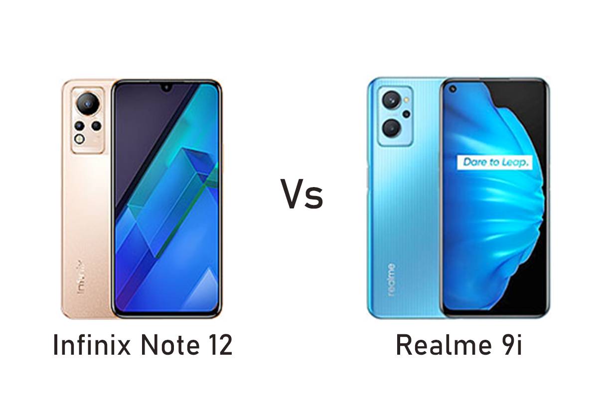 Infinix Note 12 vs Realme 9i
