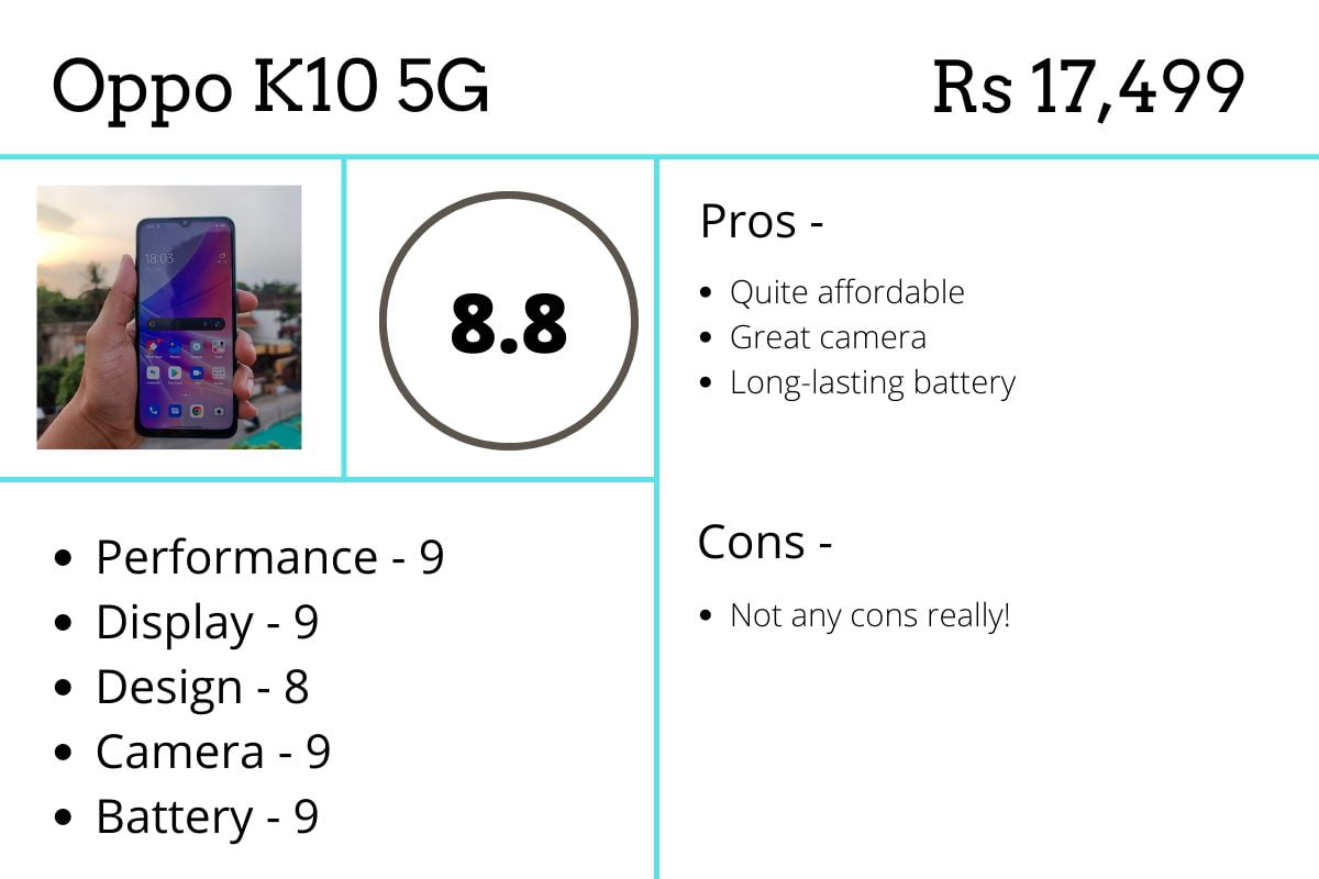 Oppo K10 5G Review  Solid Budget 5G Phone - 84