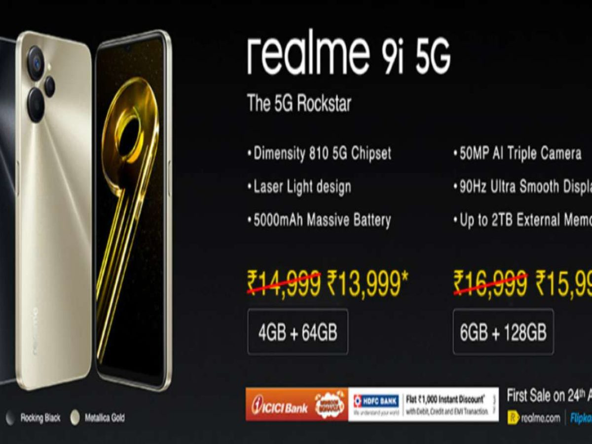 realme 9i max 5g specs