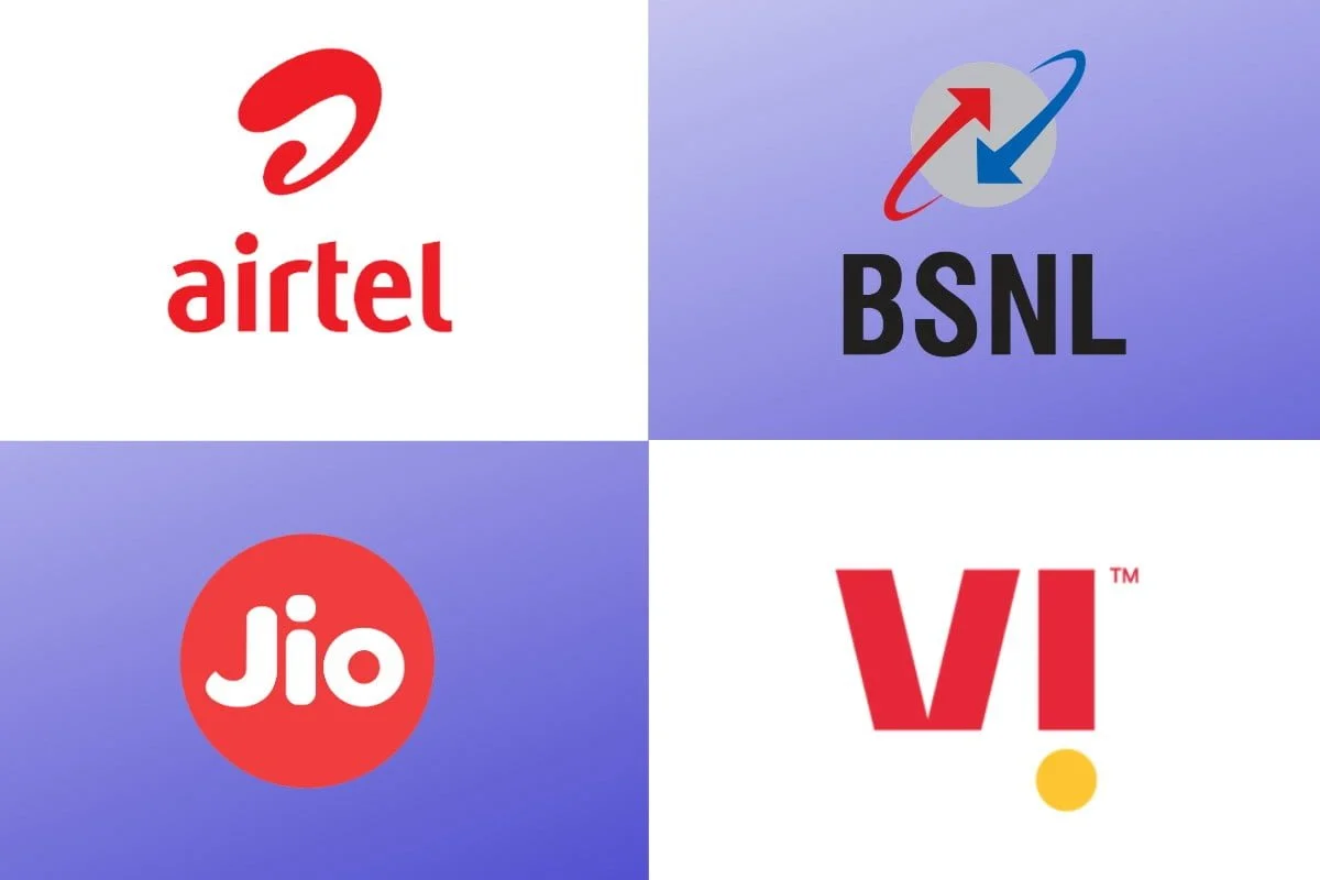 Jio, Airtel, BSNL, Vi