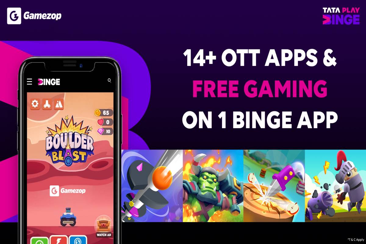 Tata Play Binge Subscription will Now also Bring Gaming for Consumers - 22