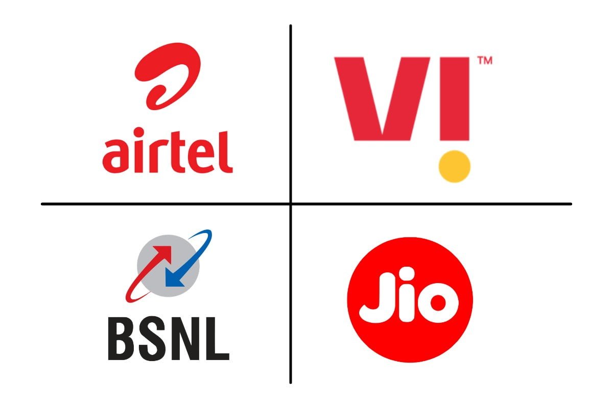 Airtel, Jio, BSNL and Vi