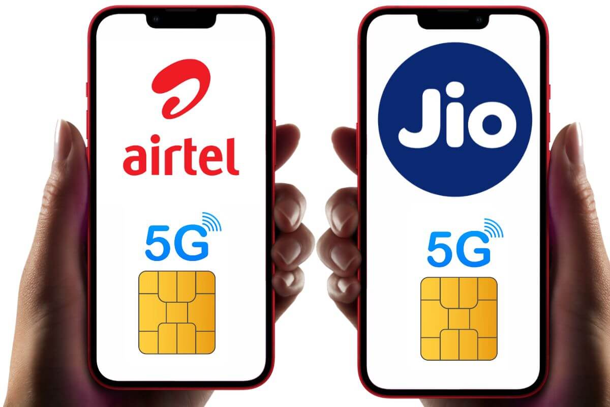 jio5g airtel5g cities supported smartphones