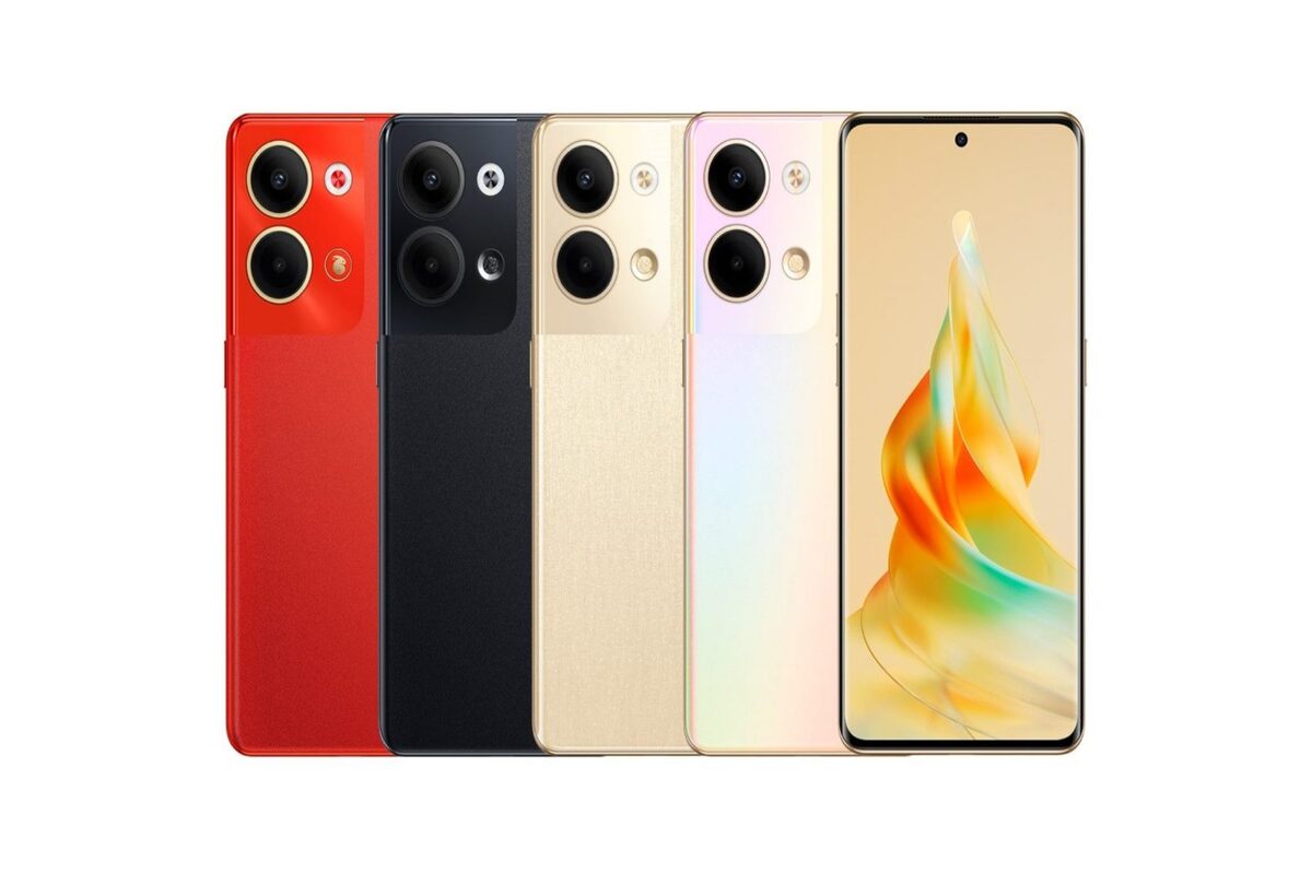 oppo reno 9 red colour