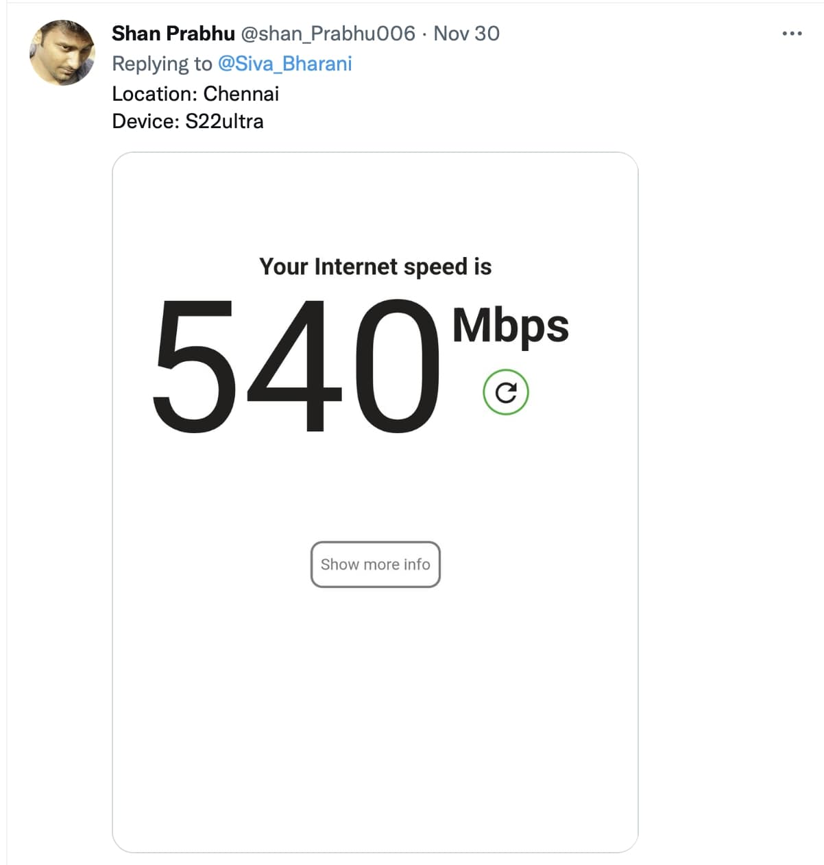 Airtel 5G Reality Check in Chennai - 99