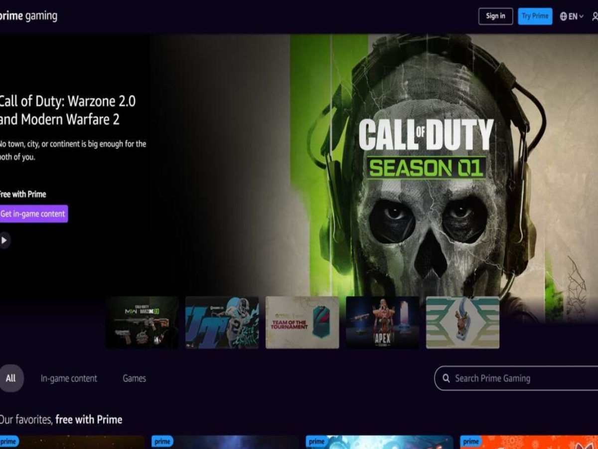 Prime Gaming Launched; Call of Duty: Warzone 2.0 and Modern Warfare  2, Destiny 2, FIFA 2023 game