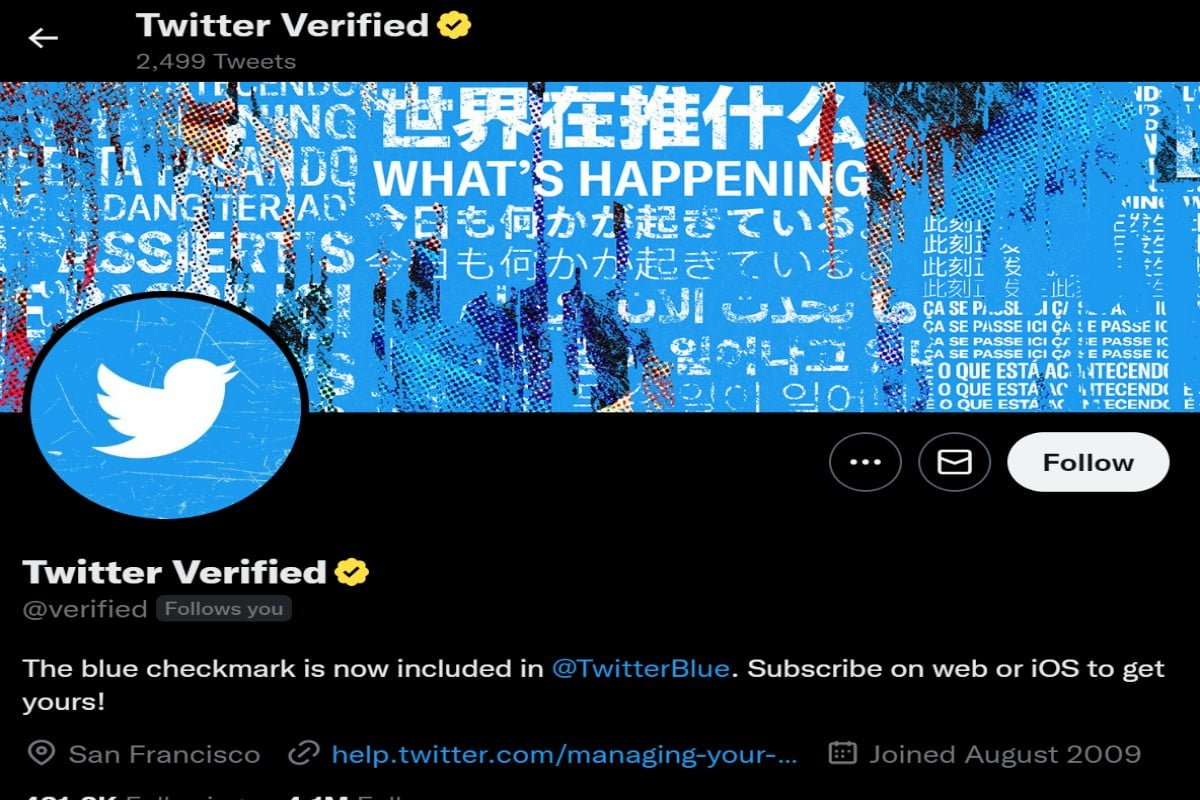 Twitter Golden Tick Rolled Out for Official Organisations - 43