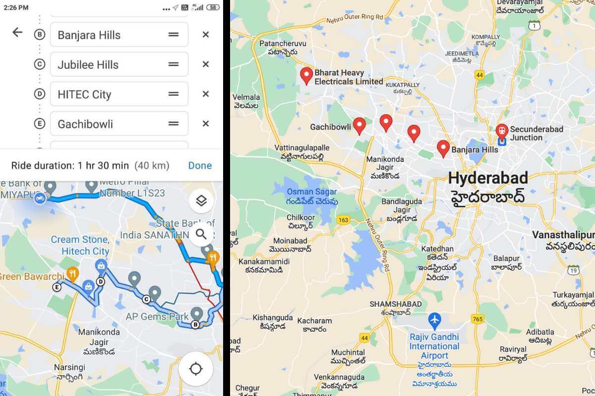 Airtel 5G Plus On the Go locations Hyderabad