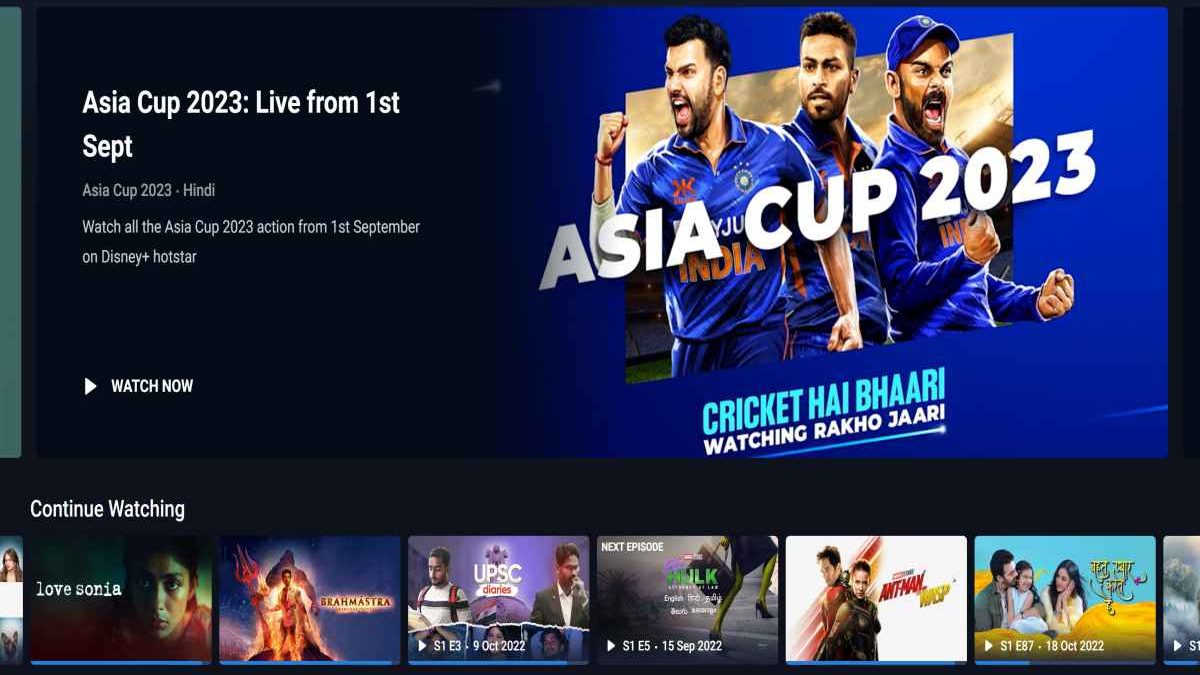 Live hotstar shop