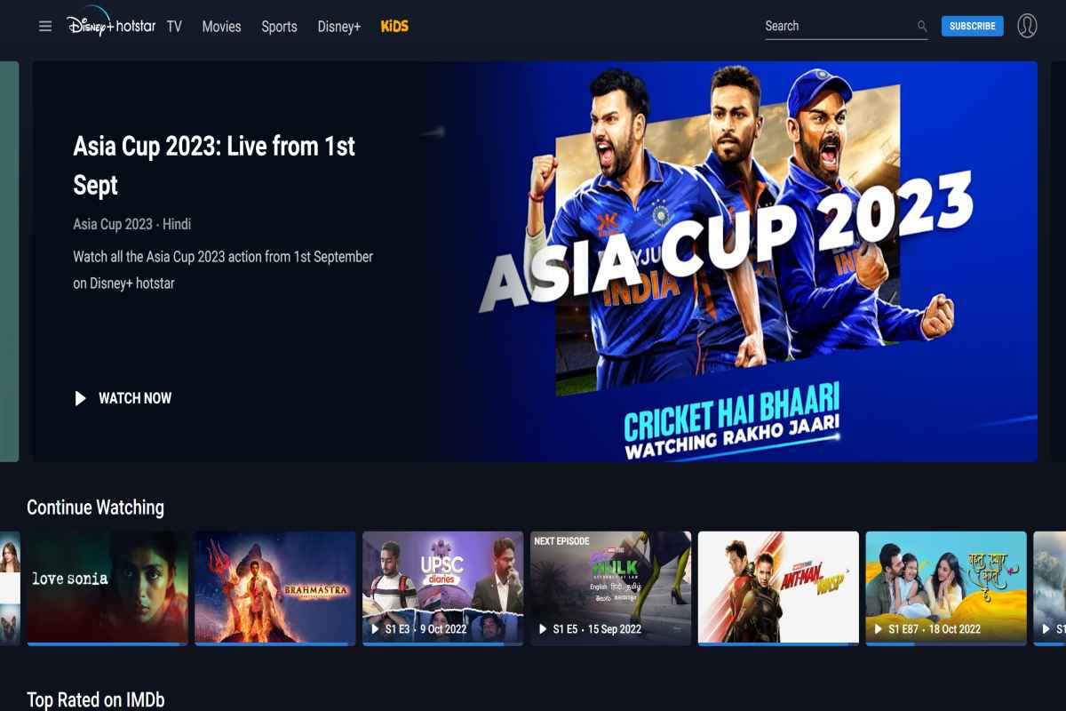 Live streaming ipl online hotstar