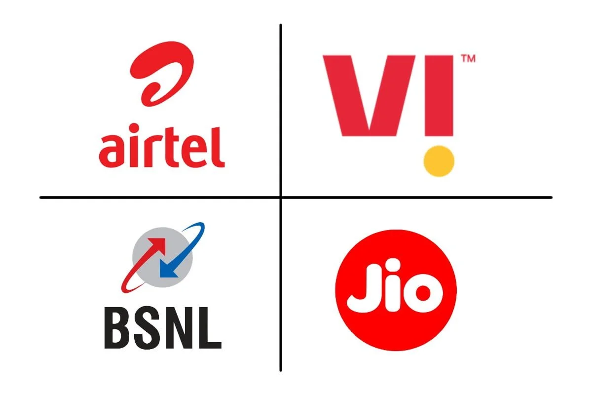 Airtel, Jio, Vi, BSNL