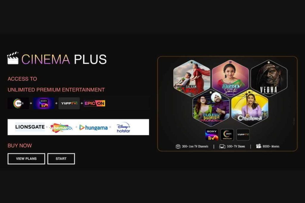 BSNL Launches New Cinemaplus OTT Entertainment Packs