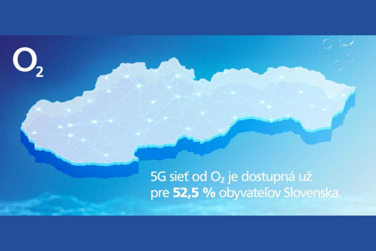 O2 rozširuje svoju 5G sieť, pokrýva 52,5 percenta populácie Slovenska