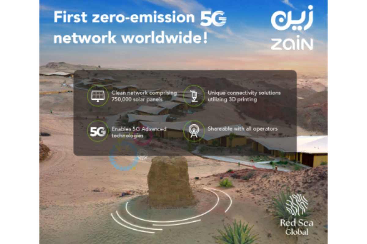 Zain KSA and Red Sea Global Launch Net-Zero 5G at the Red Sea