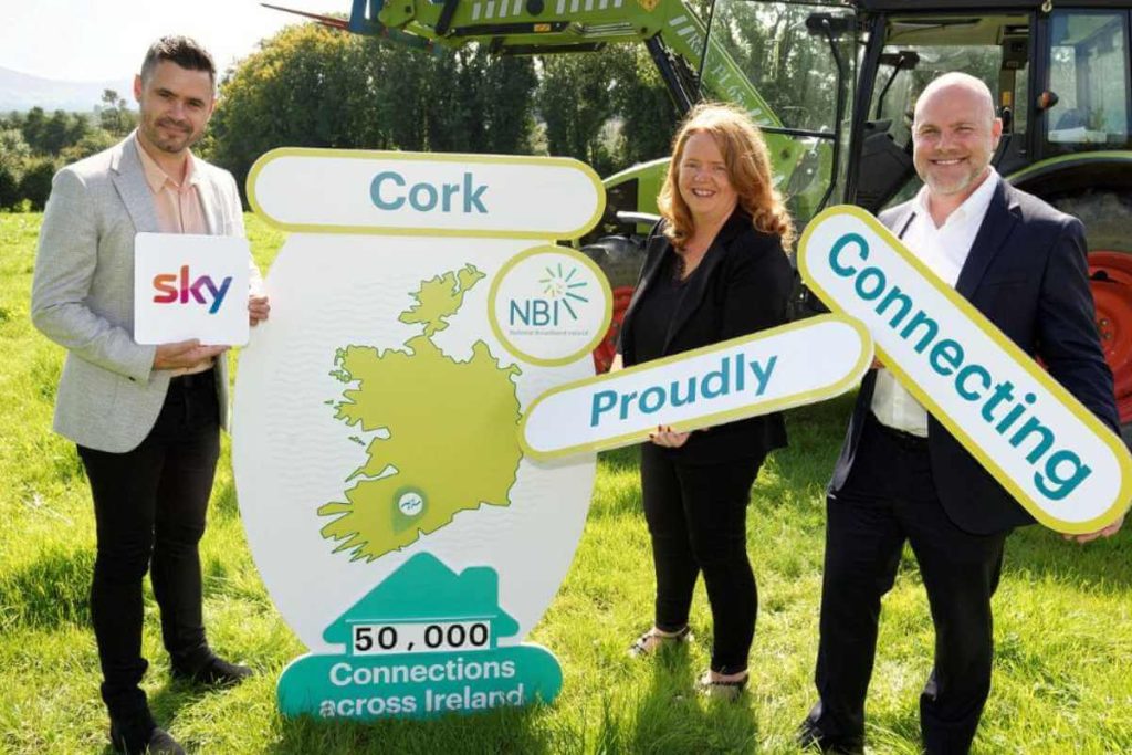 Milesstone Roses National Broadband Ireland Reaches 50,000 Connected Premises Milestone