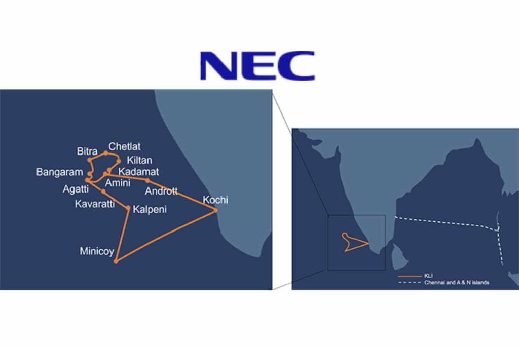 NEC Announces Completion of KLI Submarine Cable System for BSNL