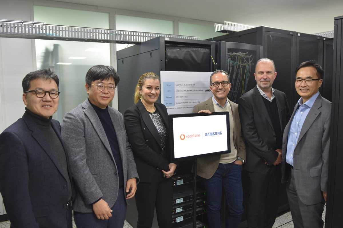 vodafone partners with samsung and amd to