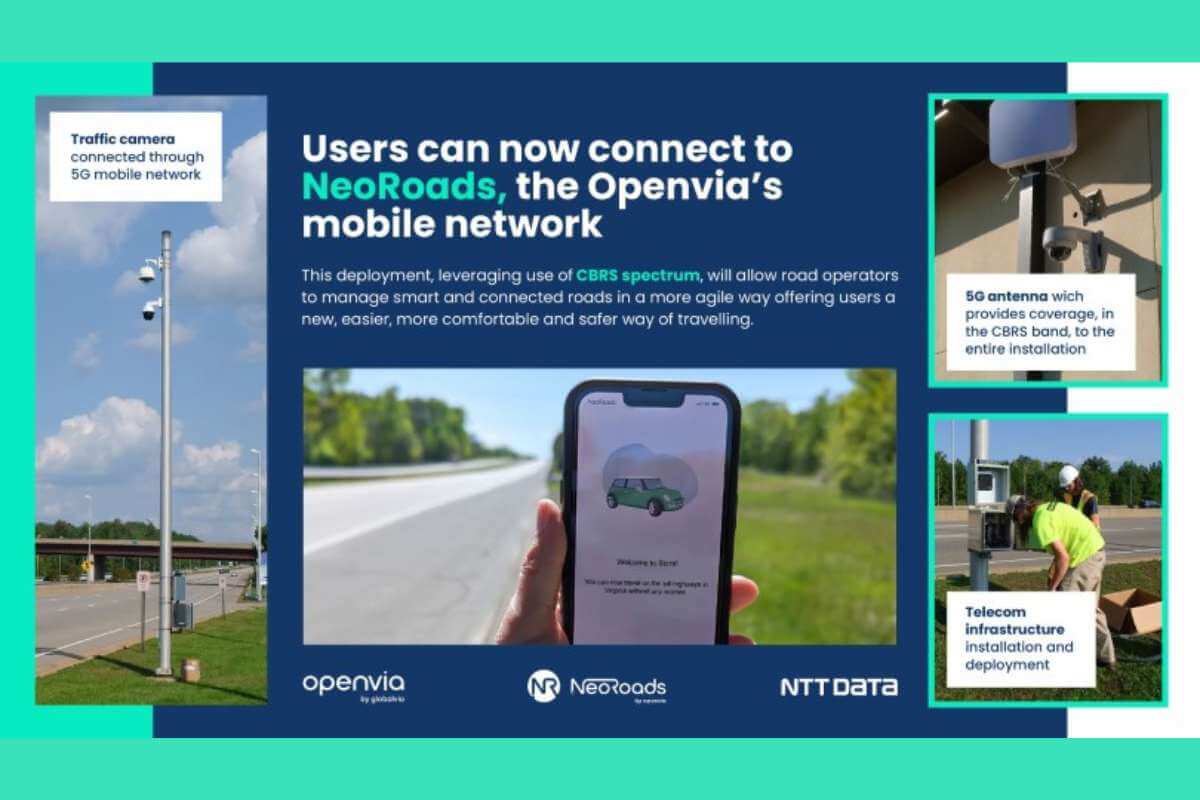 NTT Data and Openvia Mobility to Deploy Private 5G for Roads in United States