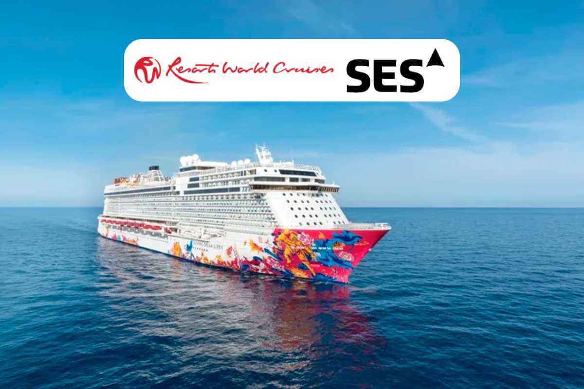 Cruiseresorts wereldwijd gaan de geïntegreerde MEO-LEO-service van SES implementeren