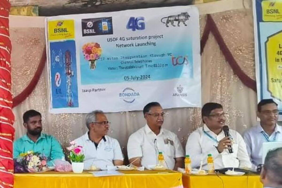 BSNL Launches 4G Services in Tiruvallur District, Tamil Nadu