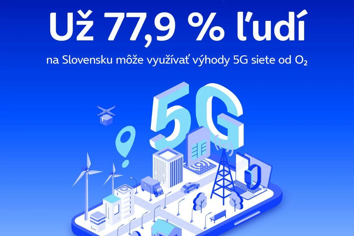 O2 Slovakia Expands 5G Network Coverage to 77.9 Percent of Population