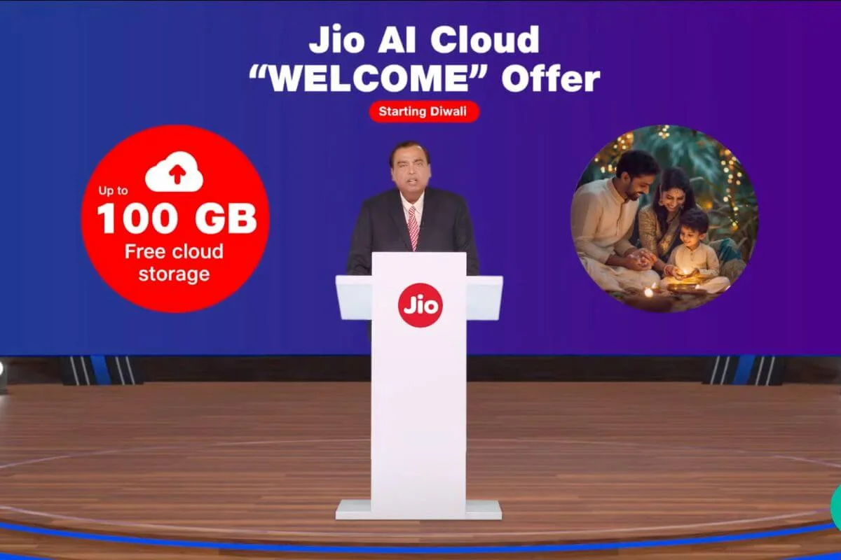 Jio AI Cloud Welcome offer