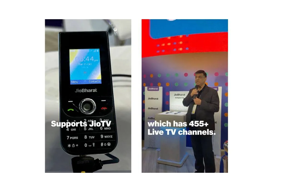 JioBharat V3 and V4 Supports JioTV