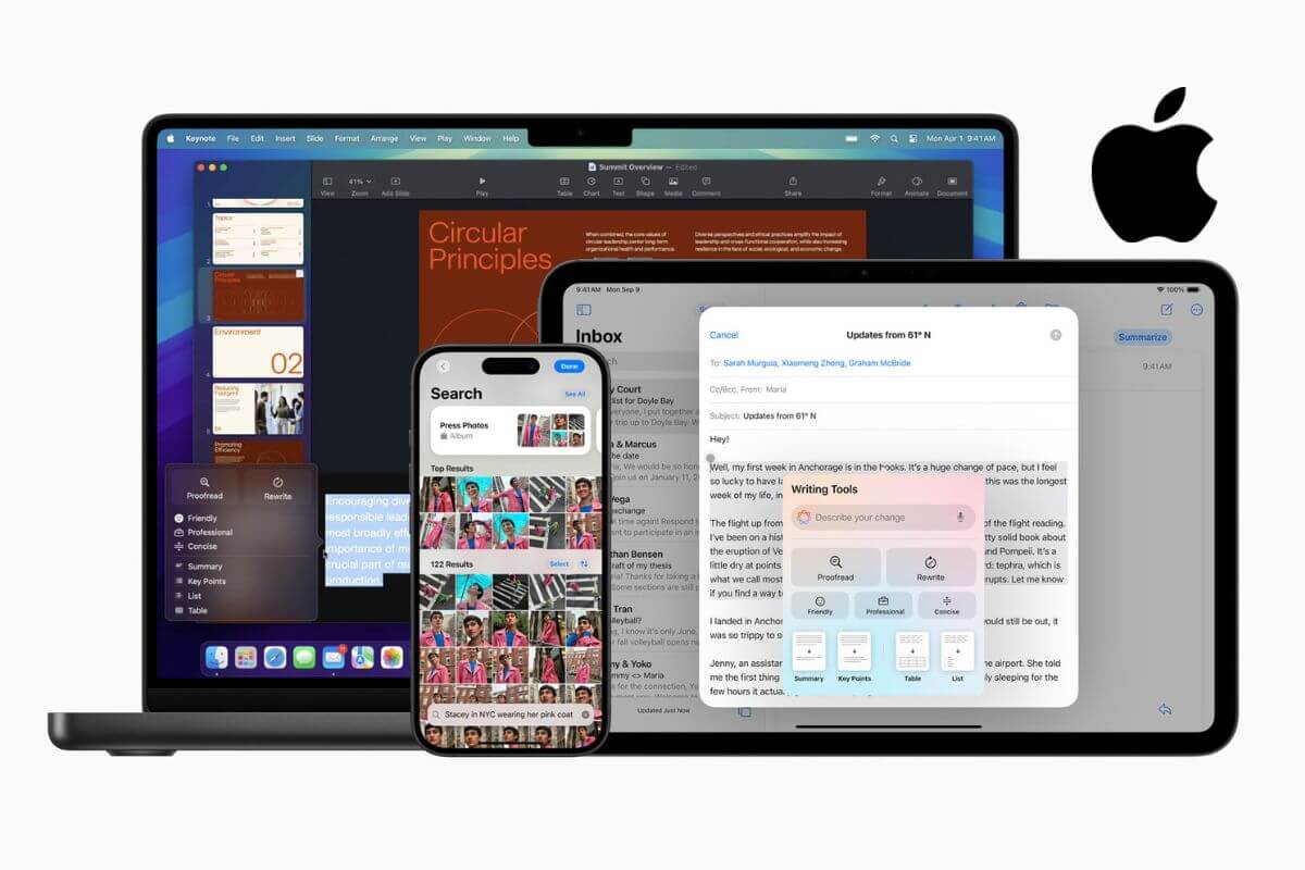 Apple Launches First Set of Intelligence Features for iPhone, iPad, and Mac Users