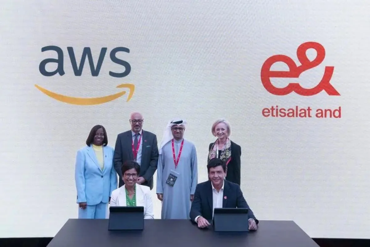 E& and AWS Ink USD 1 Billion Partnership for AI and Cloud Services in the UAE