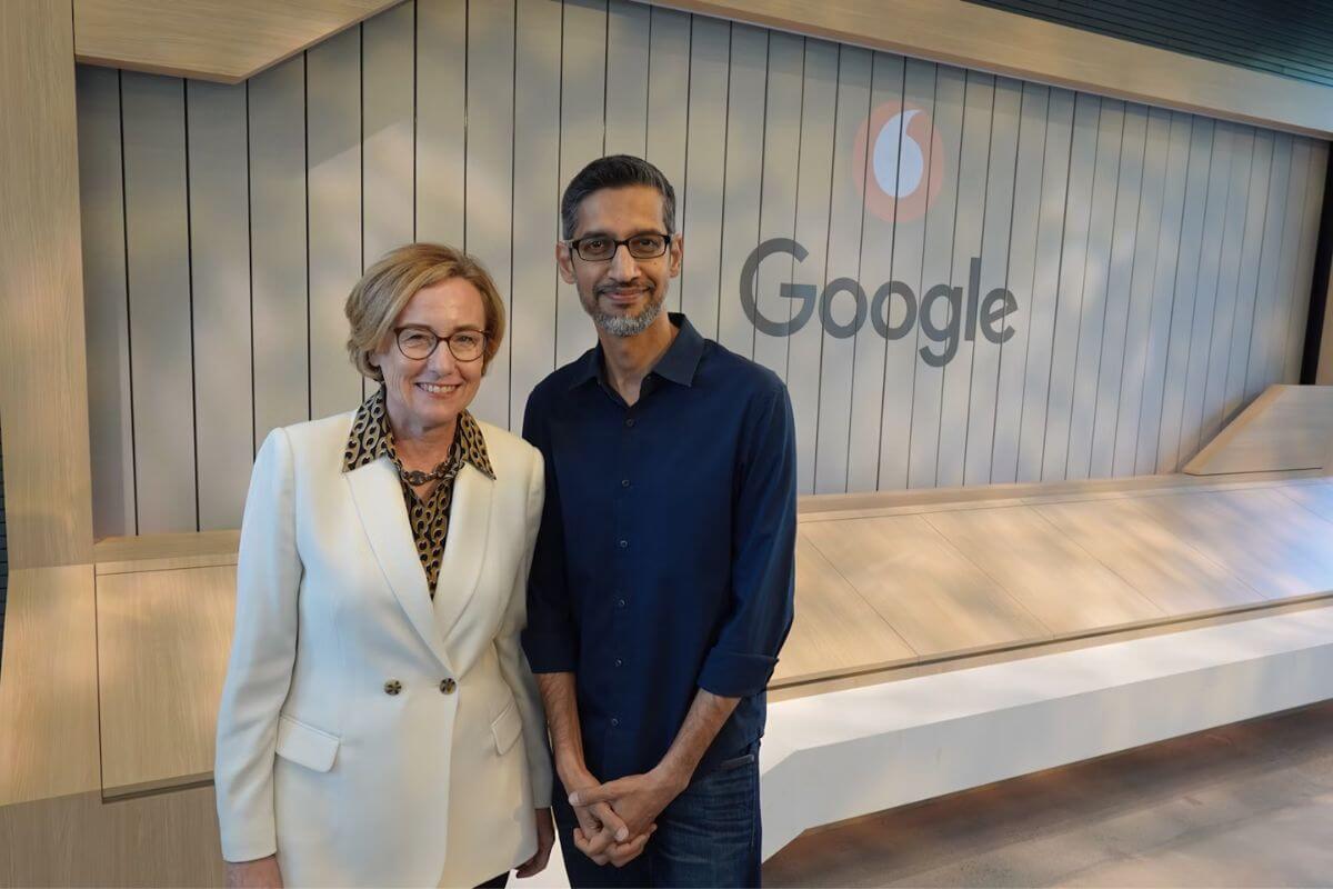 margherita della valle vodafone, sundar pichai google