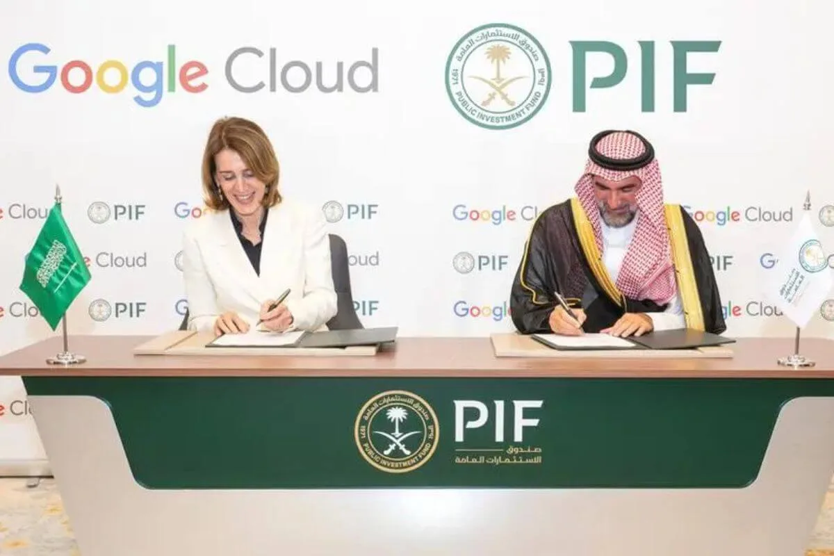 PIF and Google Cloud Launch New AI Hub in Saudi Arabia