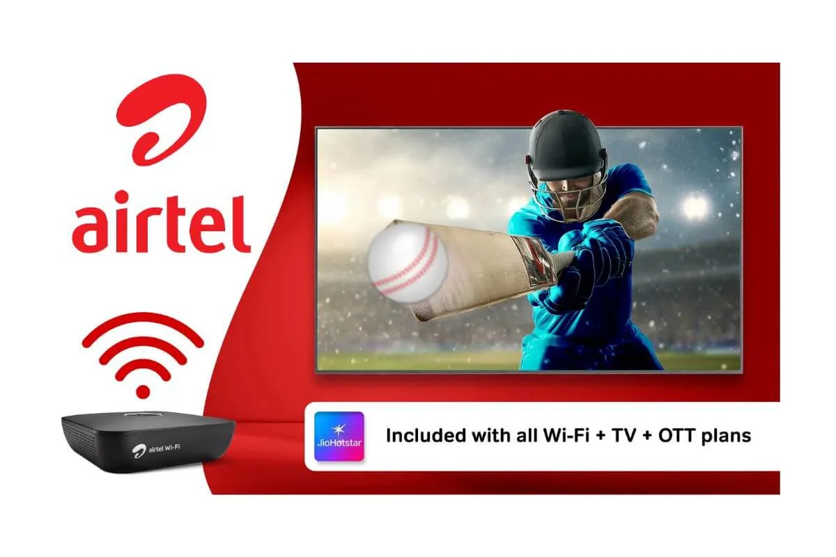 IPL 2025: Airtel Bundles JioHotstar Subscription With All Wi-Fi, TV, and OTT Plans